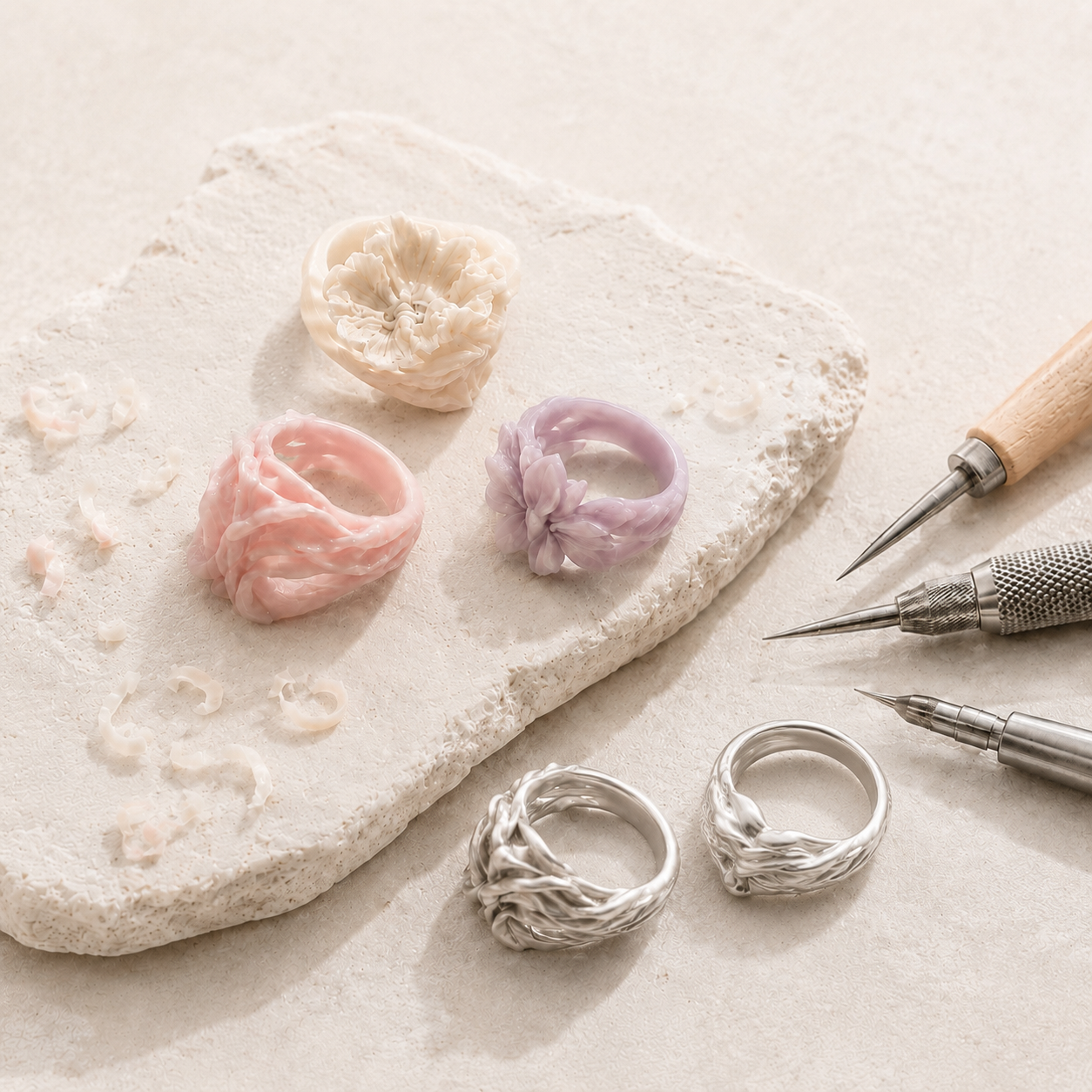 Wax Carving Ring